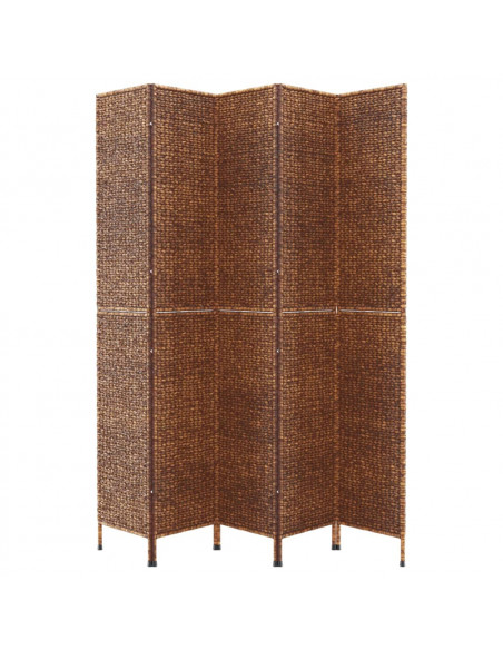 Divisorio Ambienti 5Pannelli Marrone 205x180cm Giacinto d'Acqua
