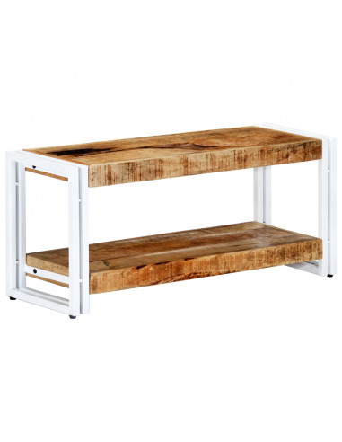 Mobile Porta TV 90x30x40 cm in Legno Massello di Mango