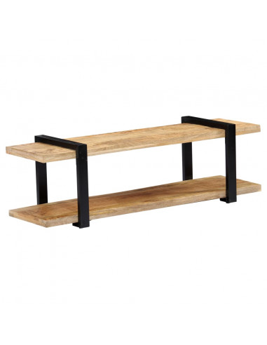 Mobile Porta TV 130x40x40 cm in Legno Massello di Mango