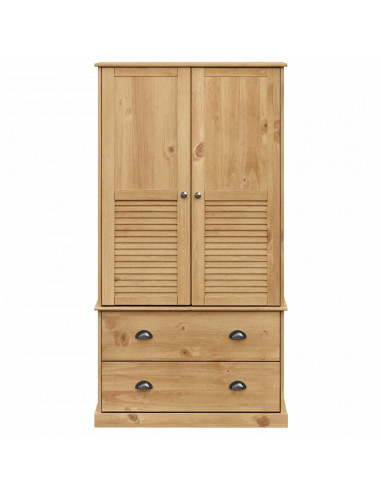 Armadio VIGO 90x55x176 cm in Legno Massello di Pino