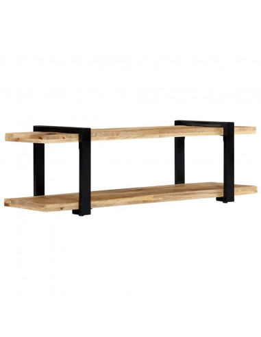 Mobile Porta TV 130x40x40 cm in Legno Massello di Mango