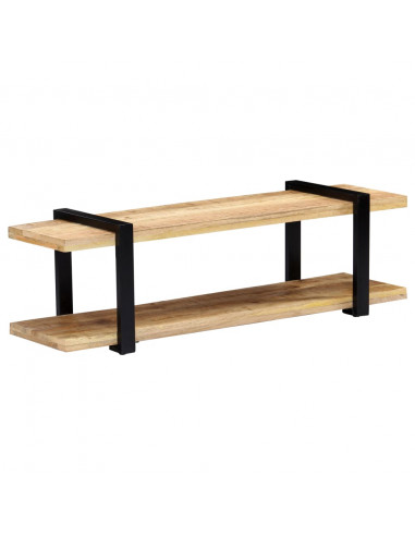 Mobile Porta TV 130x40x40 cm in Legno Massello di Mango