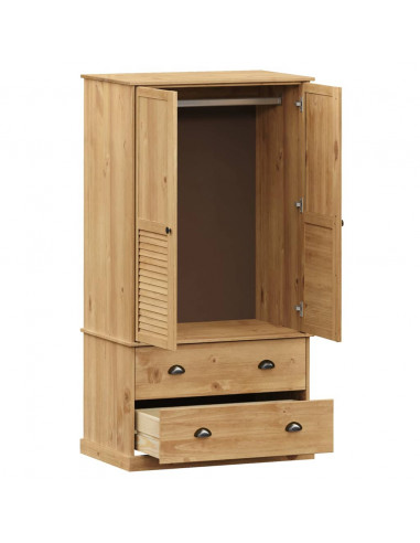 Armadio VIGO 90x55x176 cm in Legno Massello di Pino
