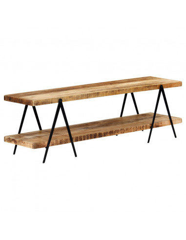 Mobile Porta TV 160x40x50 cm in Legno Massello di Mango