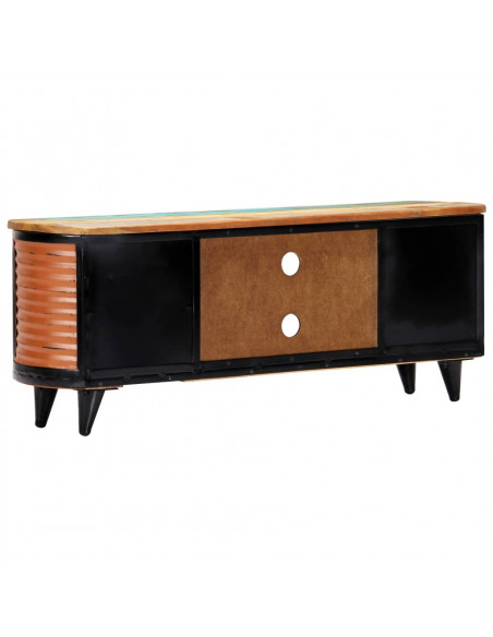 Mobile Porta TV 120x30x45 cm in Legno Massello di Recupero