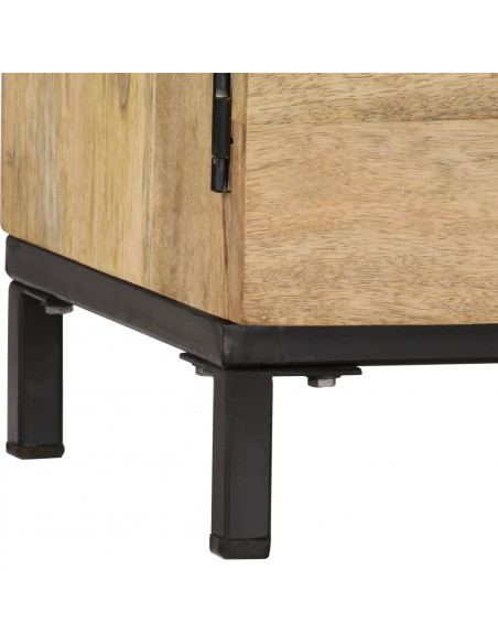 Mobile Porta TV 145x30x41 cm in Legno Massello di Mango