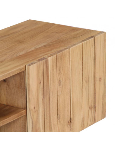 Mobile Porta TV 140x30x45 cm in Legno Massello di Acacia