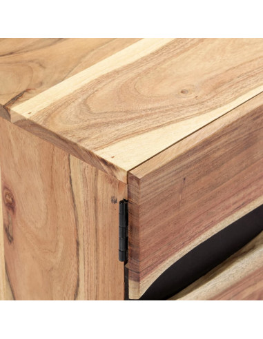 Mobile Porta TV 140x30x45 cm in Legno Massello di Acacia