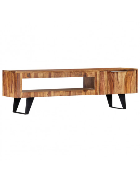 Mobile Porta TV 140x30x40cm in Legno Massello di Sheesham