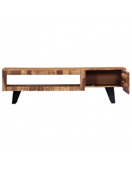 Mobile Porta TV 140x30x40cm in Legno Massello di Sheesham