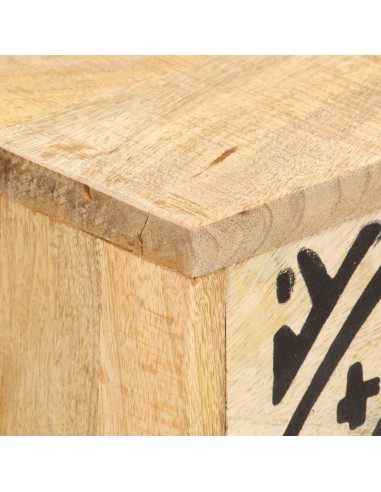 Mobile Porta TV 100x30x45 cm in Legno Massello di Mango