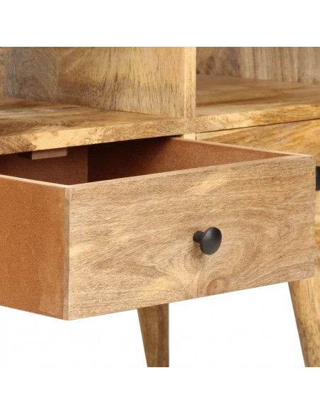 Mobile Porta TV 110x36x50 cm in Legno Massello di Mango