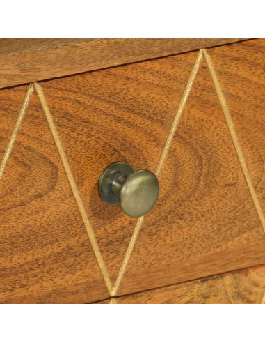 Mobile Porta TV 85x35x47 cm in Legno Massello di Mango