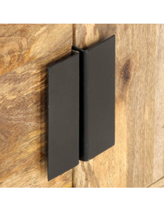 Mobile Porta TV 140x30x50 cm in Legno Massello di Mango 2