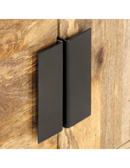Mobile Porta TV 140x30x50 cm in Legno Massello di Mango