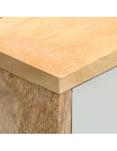 Mobile Porta TV 110x35x48 cm Legno Massello di Mango