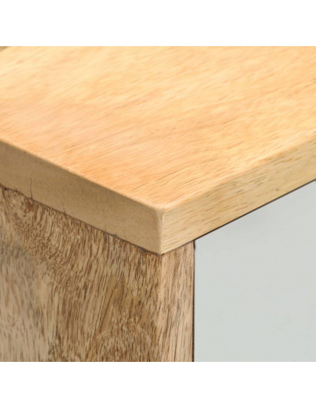 Mobile Porta TV 110x35x48 cm Legno Massello di Mango
