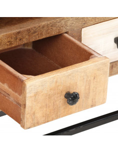 Mobile Porta TV 120x30x40 cm in Legno Massello di Recupero 2