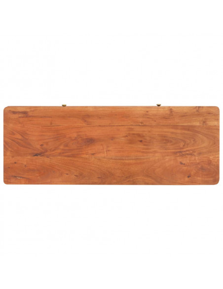 Mobile Porta TV 110x40x41 cm in Legno Massello di Acacia