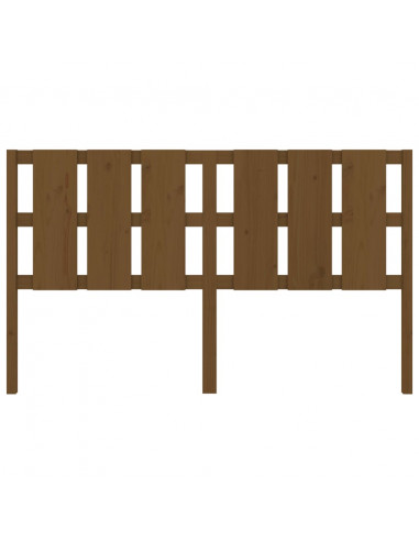 Testiera per Letto Miele 165,5x4x100 cm Legno Massello di Pino