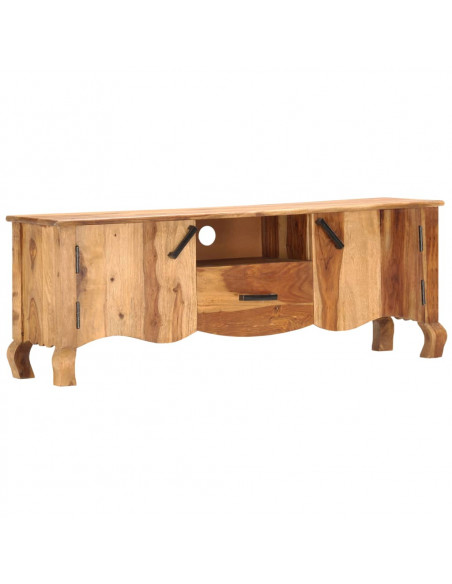 Mobile Porta TV 115x30x42 cm in Legno Massello di Sheesham