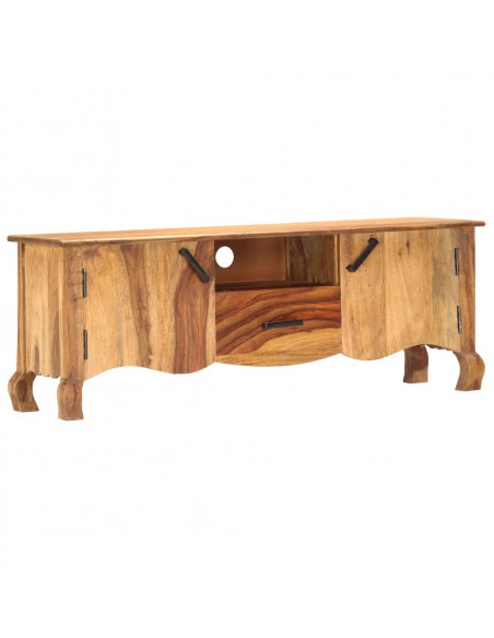 Mobile Porta TV 115x30x42 cm in Legno Massello di Sheesham
