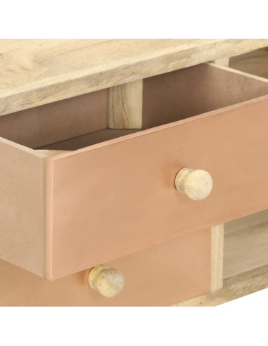 Mobile Porta TV 110x30x45 cm in Legno Massello di Mango