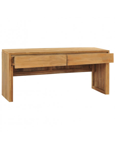 Mobile Porta TV 100x35x45 cm in Legno Massello di Teak