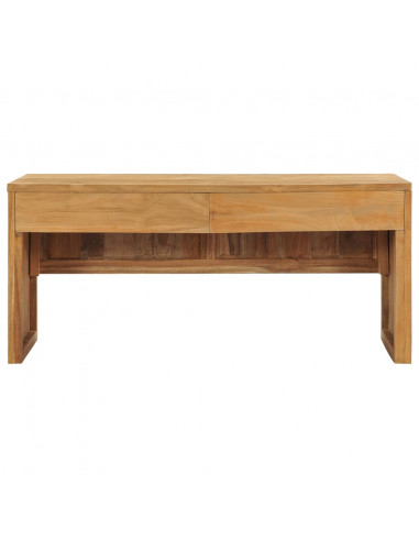 Mobile Porta TV 100x35x45 cm in Legno Massello di Teak