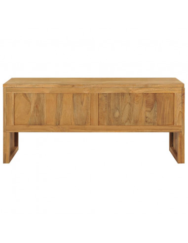Mobile Porta TV 100x35x45 cm in Legno Massello di Teak