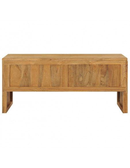 Mobile Porta TV 100x35x45 cm in Legno Massello di Teak