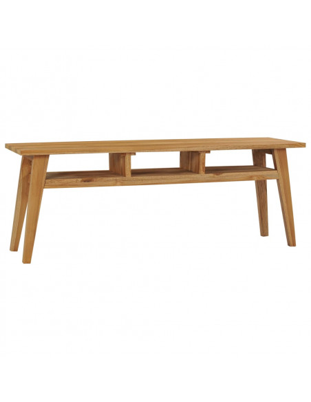 Mobile Porta TV 120x35x45 cm in Legno Massello di Teak