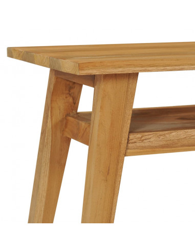 Mobile Porta TV 120x35x45 cm in Legno Massello di Teak