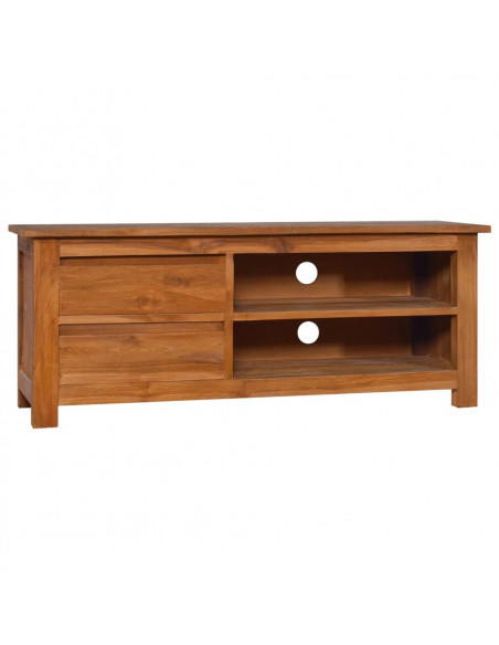 Mobile Porta TV 100x30x40 cm in Legno Massello di Teak