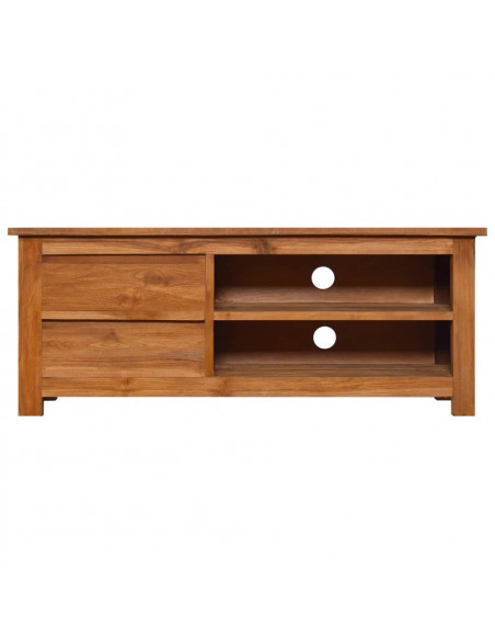 Mobile Porta TV 100x30x40 cm in Legno Massello di Teak