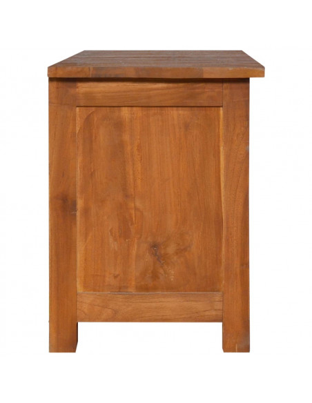Mobile Porta TV 100x30x40 cm in Legno Massello di Teak