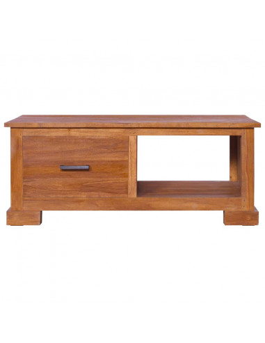 Mobile Porta TV 90x50x37 cm in Legno Massello di Teak