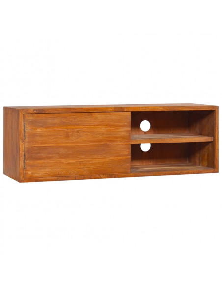Mobile TV a Parete 180x30x30 cm in Legno Massello di Teak