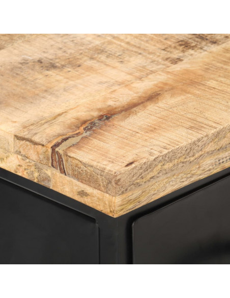 Mobile Porta TV 90x30x41 cm in Legno di Mango Grezzo