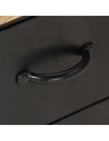 Mobile Porta TV 90x30x41 cm in Legno di Mango Grezzo