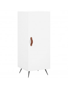 Credenza Bianca 34,5x34x180 cm in Legno Multistrato 2