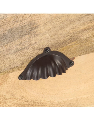 Mobile Porta TV 120x35x45 cm Legno Massello di Mango