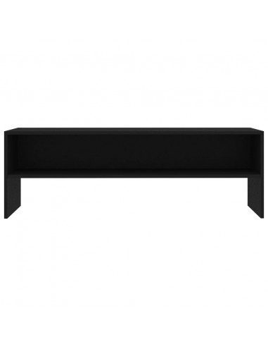 Mobile Porta TV Nero 120x40x40 cm in Legno Multistrato
