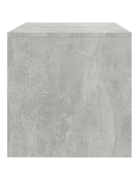 Mobile Porta TV Grigio Cemento 100x40x40cm in Legno Multistrato