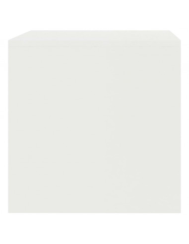 Mobile Porta TV Bianco 80x40x40 cm in Legno Multistrato