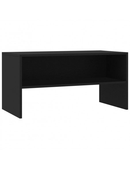 Mobile Porta TV Nero 80x40x40 cm in Legno Multistrato
