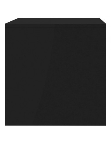 Mobile Porta TV Nero 80x40x40 cm in Legno Multistrato