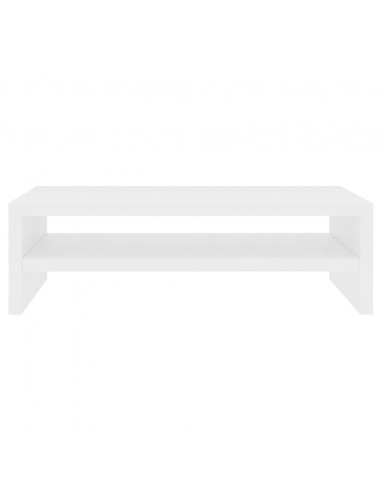 Supporto per Monitor Bianco 42x24x13 cm Legno Multistrato