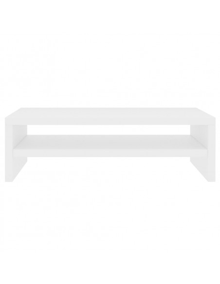 Supporto per Monitor Bianco 42x24x13 cm Legno Multistrato