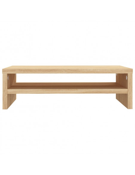 Supporto Monitor Rovere Sonoma 42x24x13 cm in Legno Multistrato